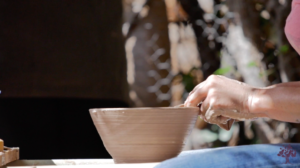 Ceramics work in Deia