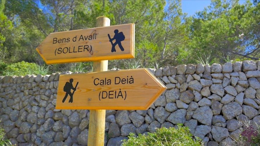 Walking and hiking routes around Deia in Mallorca